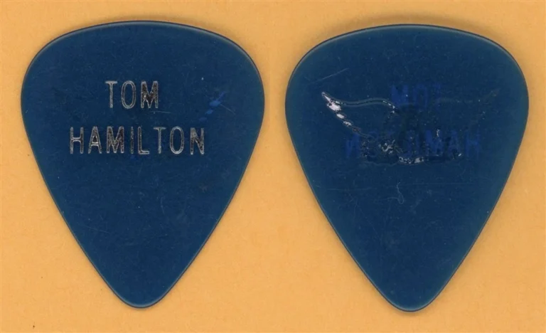 Aerosmith Tom Hamilton Vintage Guitar Pick - 1990 Pump Tour - Stage Used