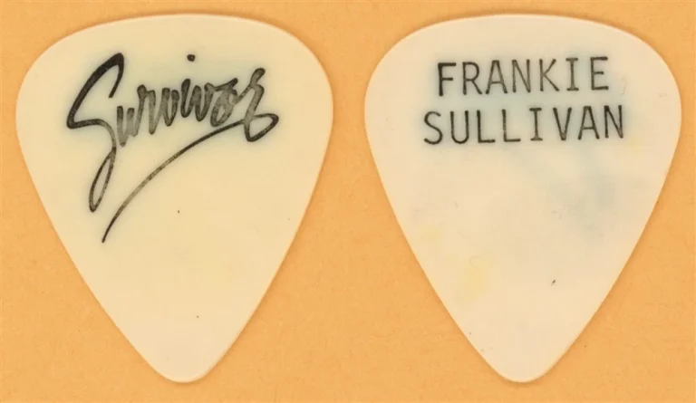 Survivor Frankie Sullivan Vintage Guitar Pick - 1986 Vital Signs Tour