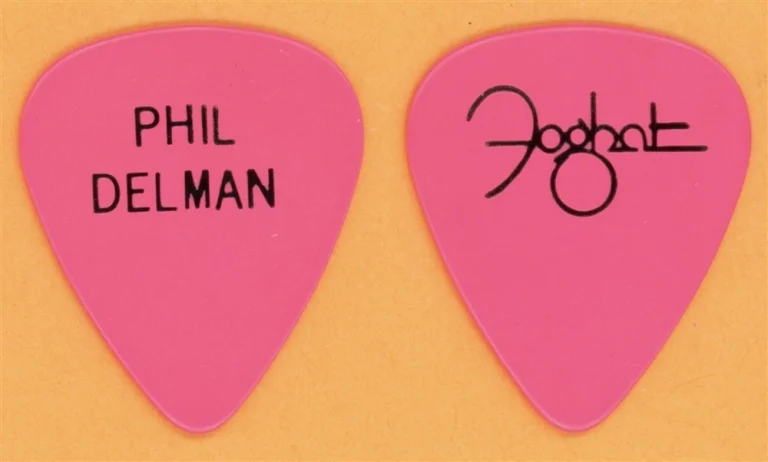 Foghat Phil Delman Vintage Guitar Pick - 1988 Tour