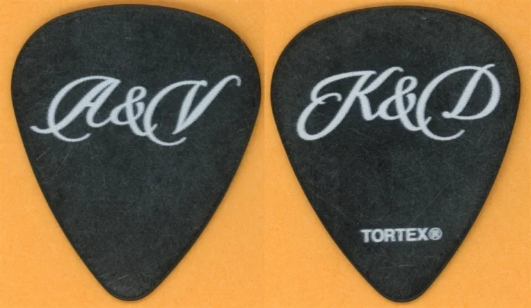 Jonas Brothers Kevin Jonas Authentic TourGuitar Pick - (w/ Family Initials)