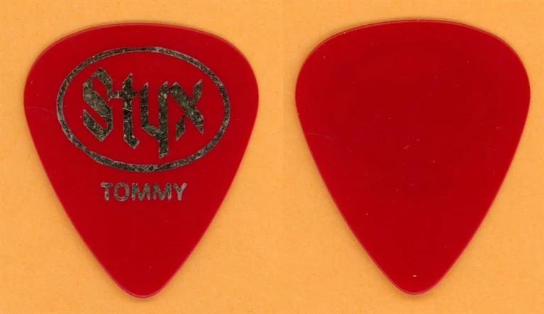 Styx Tommy Shaw Vintage Guitar Pick - 1981 Paradise Theater Tour