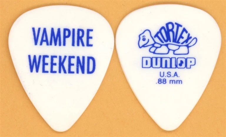 Vampire Weekend Ezra Koenig Vintage Guitar Pick - 2010 Contra Tour