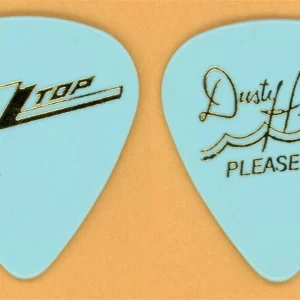 ZZ Top Dusty Hill Pleaser Vintage Guitar Pick - 1990 Recylcer Tour