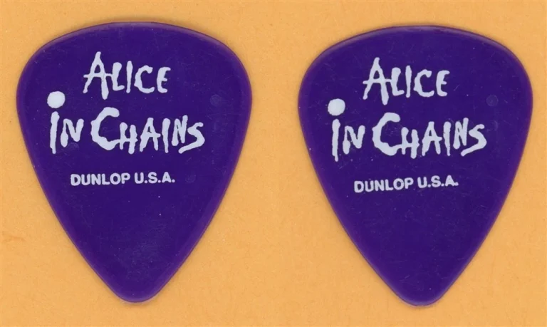 Alice in Chains Jerry Cantrell Vintage Guitar Pick - 1992 Dirt Tour