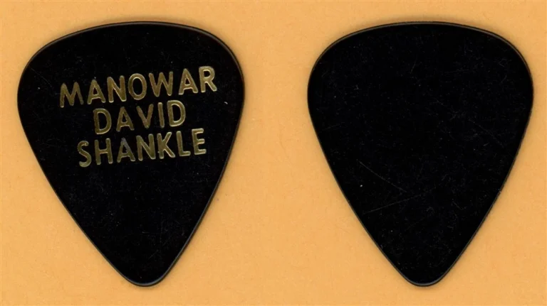 Manowar David Shankle Vintage Guitar Pick - 1989 King of Metal Tour