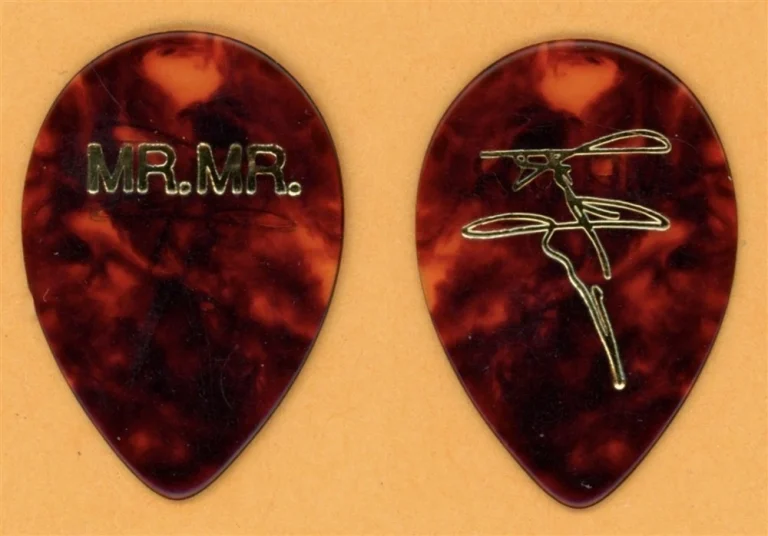 Mr. Mister Steve Farris Vintage Guitar Pick - 1987 Go On Tour