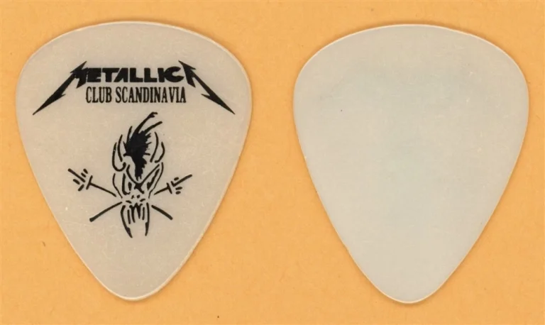Metallica Club Scandinavia Vintage Tour Guitar Pick
