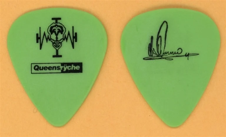 Queensryche Chris Degarmo Vintage Guitar Pick - 1988 Operation Mind Crime Tour
