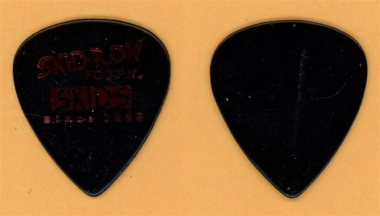 Skid Row SKIDS Vintage Guitar Pick - 1989 Japan Tour