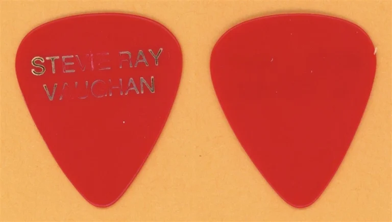 Stevie Ray Vaughan Vintage Guitar Pick - 1989 In Step Tour - USED