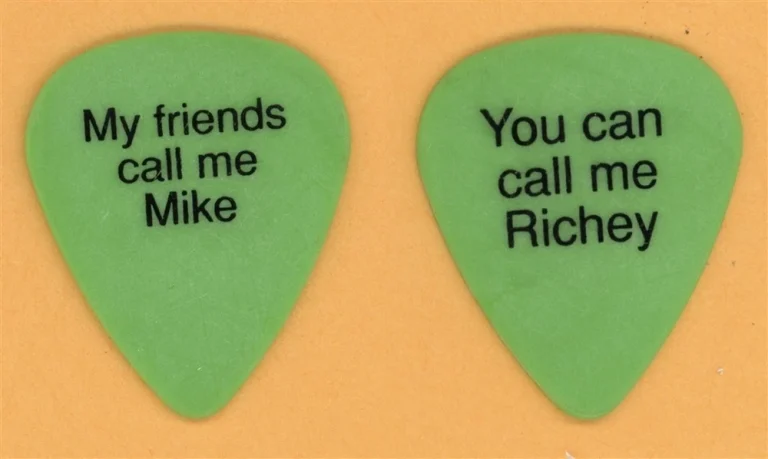 Pearl Jam Mike McCready Vintage Guitar Pick - 1993 .VS Tour