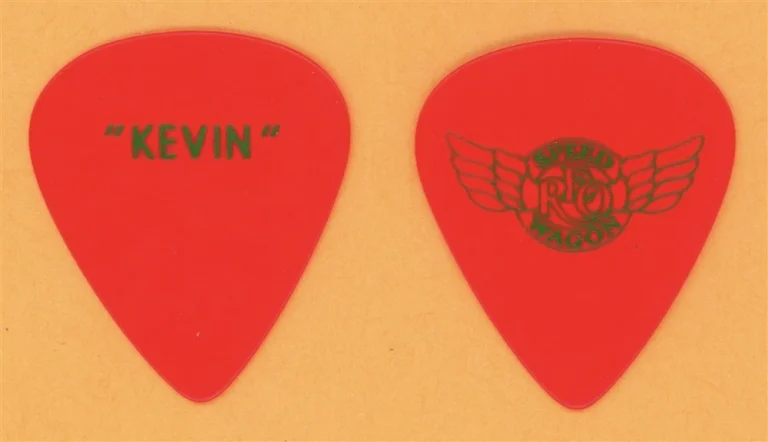 REO Speedwagon Kevin Cronin Vintage Guitar Pick - 1984 Christmas Tour