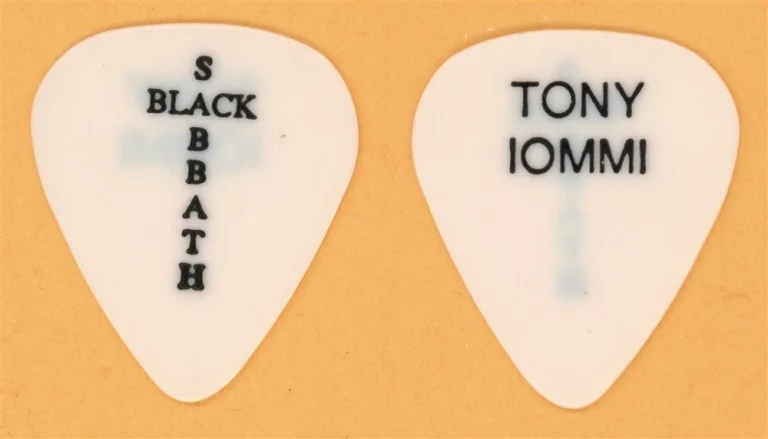 Black Sabbath Tony Iommi Vintage Guitar Pick - 1978 Never Say Die! Tour