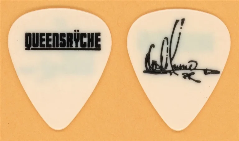 Queensryche Chris Degarmo Vintage Guitar Pick - 1985 The Warning Tour