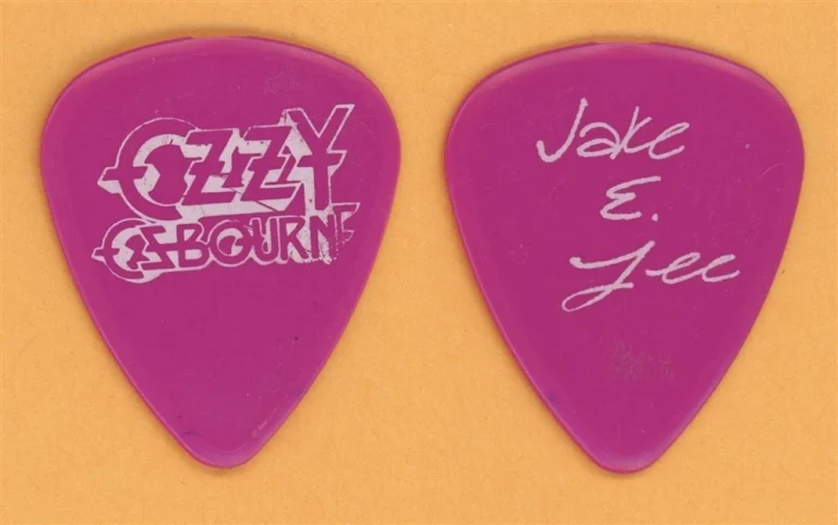 Ozzy Osbourne Jake E. Lee Vintage Guitar Pick - 1986 Ultimate Sin Tour (Used)