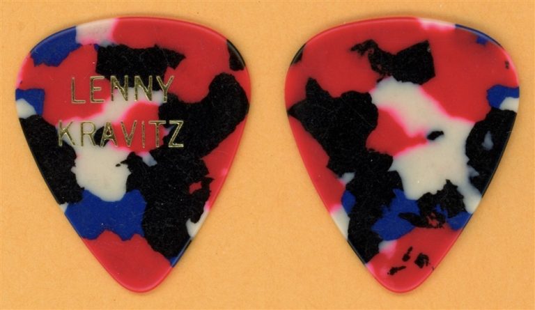 Lenny Kravitz Vintage Guitar Pick - 1989 Let Love Rule Tour