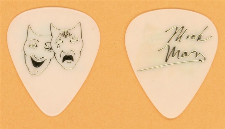 Motley Crue Mick Mars Vintage Guitar Pick - 1985 Theater of Pain Tour