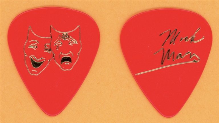 Motley Crue Mick Mars Vintage Guitar Pick - 1985 Theater of Pain Tour