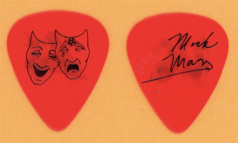 Motley Crue Mick Mars Vintage Guitar Pick - 1985 Theater of Pain Tour