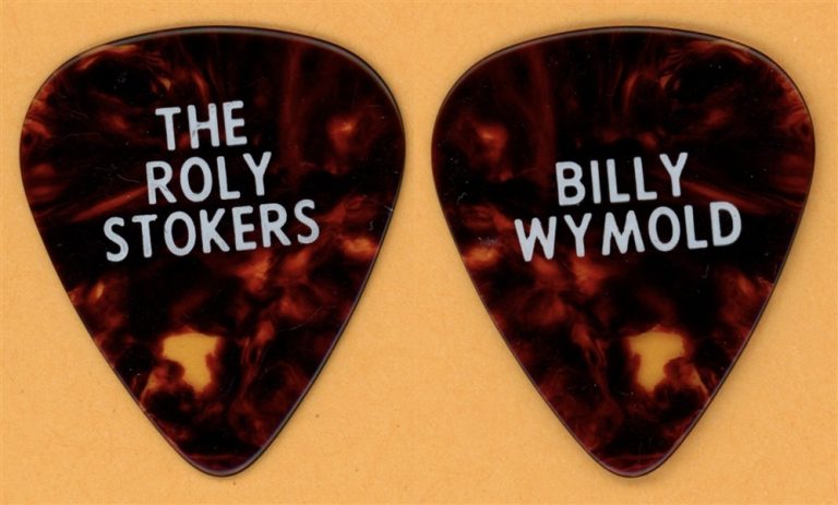 Rolling Stones Billy Wyman Vintage Guitar Pick - 1989 Steel Wheels Tour