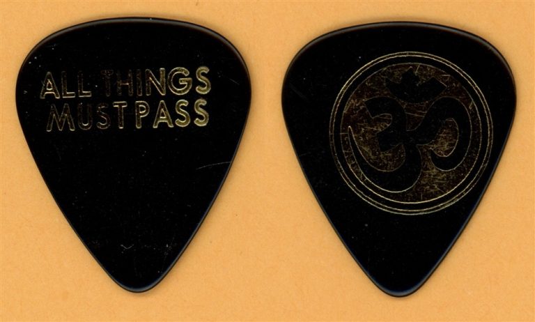 George Harrison All Things Must Pass Vintage Tour Guitar Pick