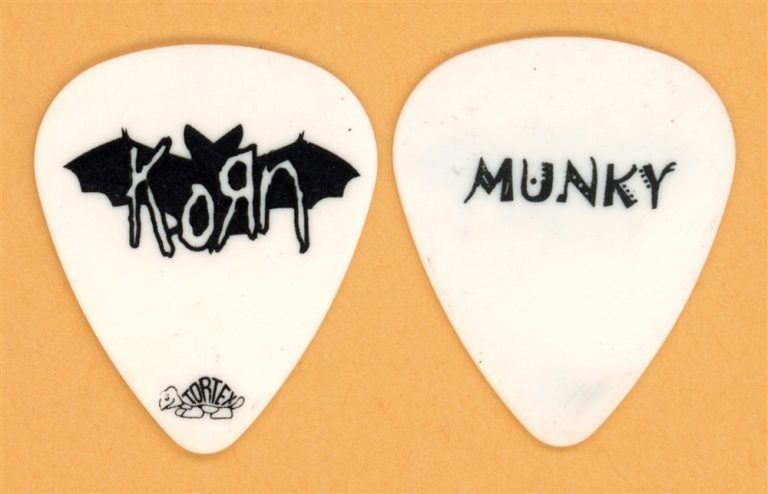 Korn James Munky Shaffer Vintage Guitar Pick - 2010 Remember Who You Are Tour