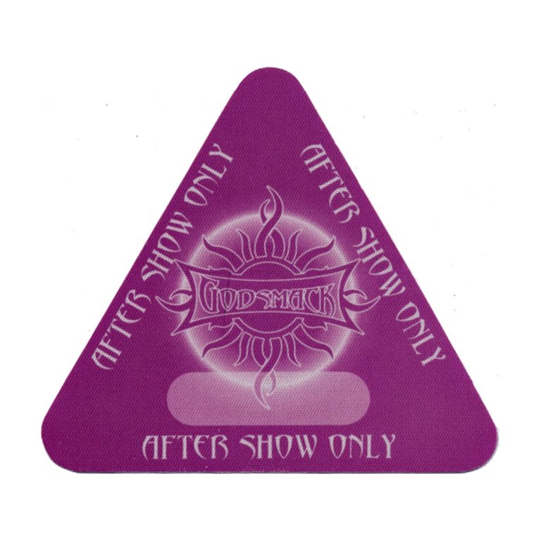 Godsmack 2003 Faceless Concert Tour Aftershow Backstage Pass