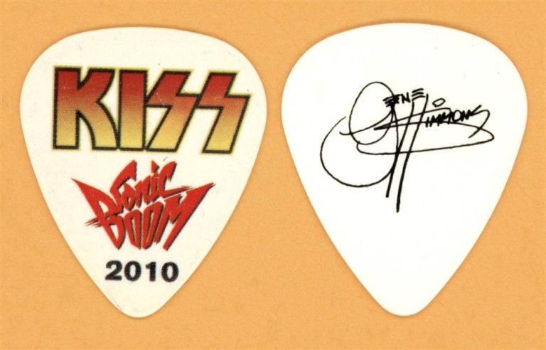 KISS Gene Simmons Vintage Guitar Pick - 2010 Sonic Boom Tour