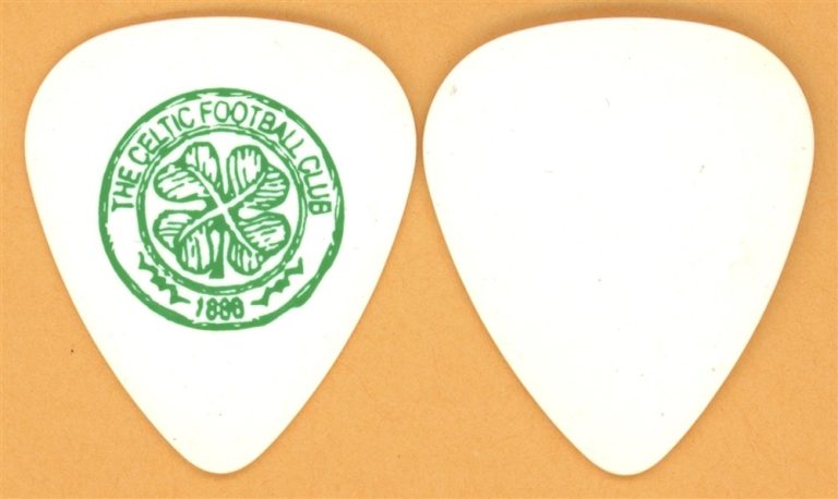 Rod Stewart Celtic Football Club Vintage Guitar Pick - 2008 US Tour