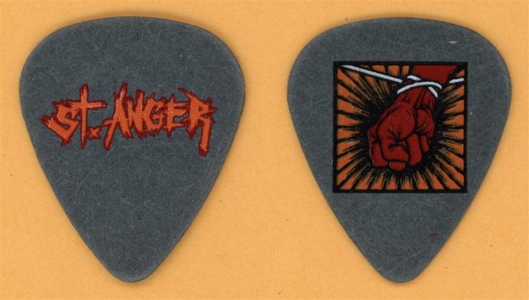 Metallica James Hetfield Vintage Guitar Pick - 2004 St. Anger Tour