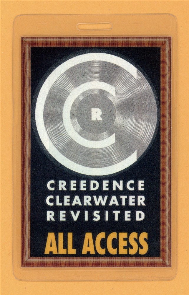 Creedence Clearwater Revisited 1995 All Access Laminated Backstage Pass
