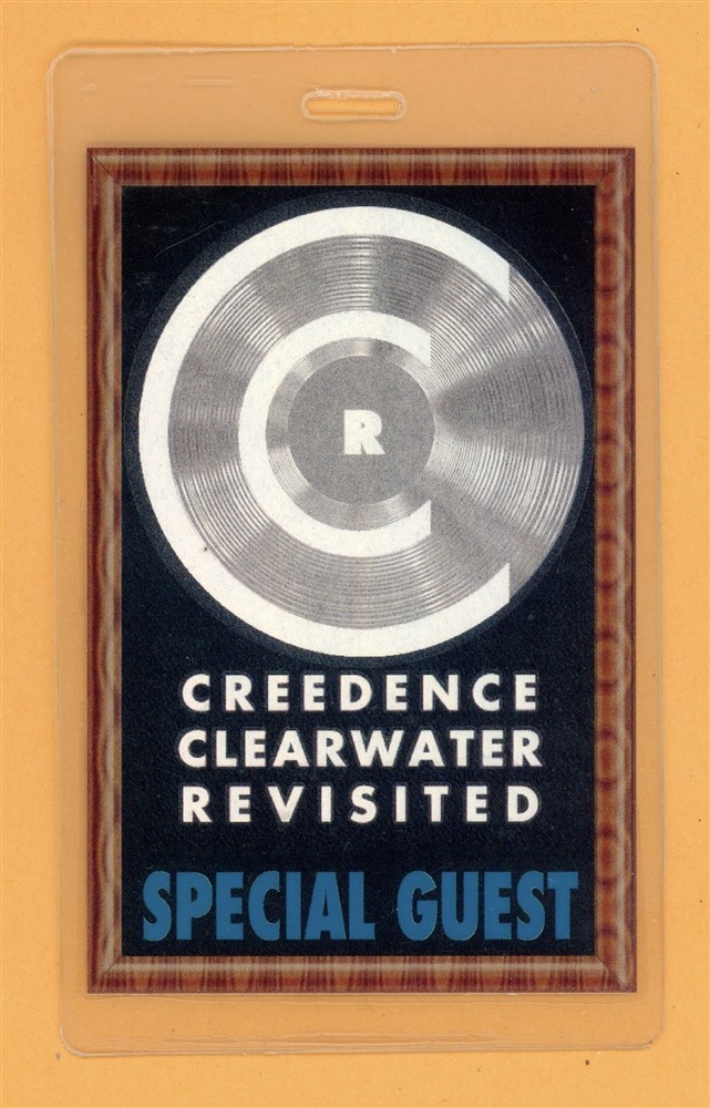 Creedence Clearwater Revisited 1995 Special Guest Laminated Backstage Pass
