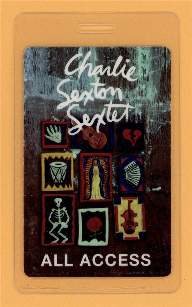 Charlie Sexton 1995 Concert Tour All Acces Laminated Backstage Pass