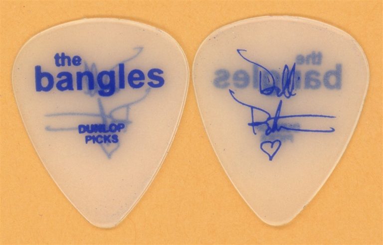The Bangles Debbi Peterson Vintage Guitar Pick - 2003 Doll Revolution Tour