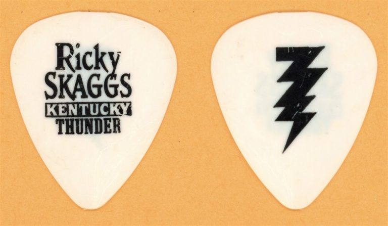 Ricky Skaggs Kentucky Thunder Vintage Tour Guitar Pick - 1997