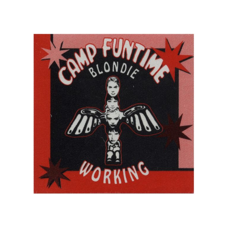 Blondie 2002 Camp Funtime Concert Tour Working Backstage Pass