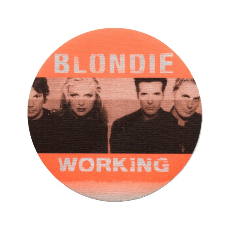 Blondie 1999 No Exit Concert Tour Working Backstage Pass