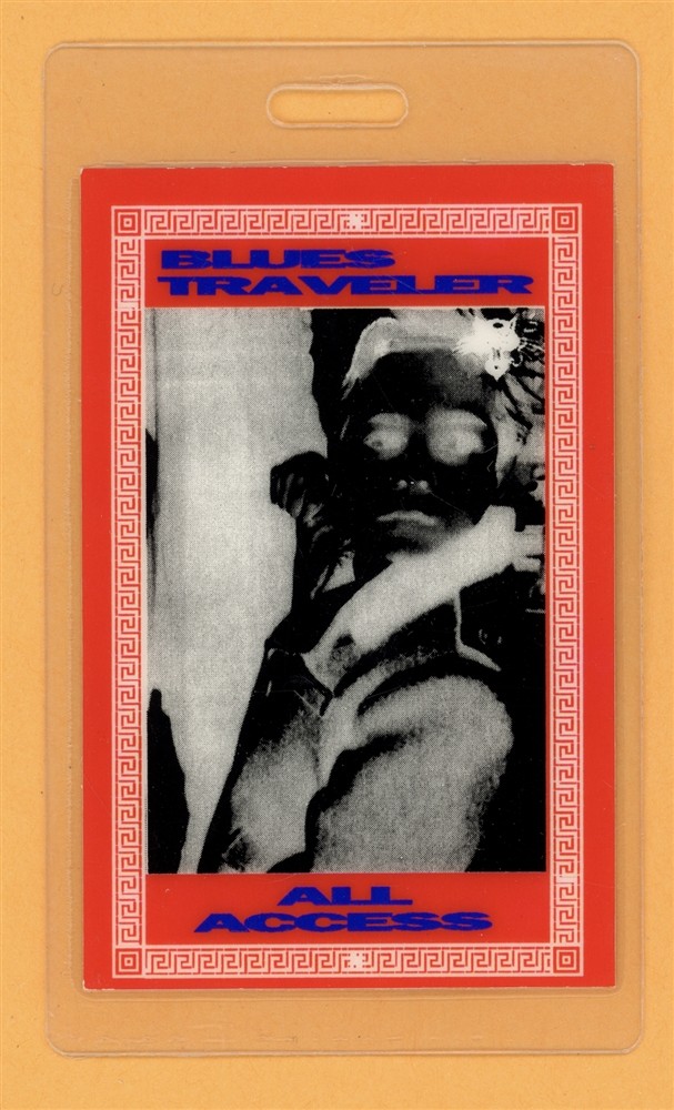 Blues Traveler 1993 Save His Sou Tour All Access Laminated Backstage Pass
