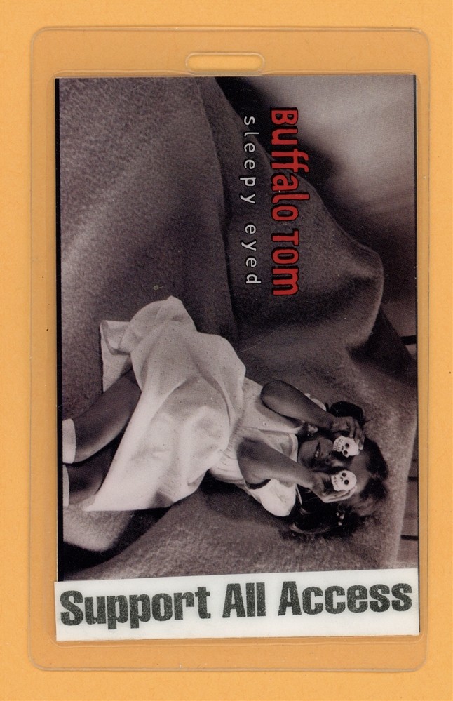 Buffalo Tom 1995 Sleepy Eyed Tour Support All Access Laminated Backstage Pass