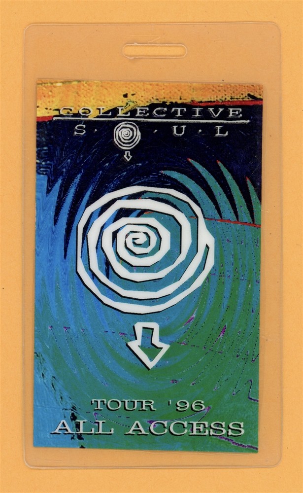 Collective Soul 1996 Tour All Access Laminated Backstage Pass