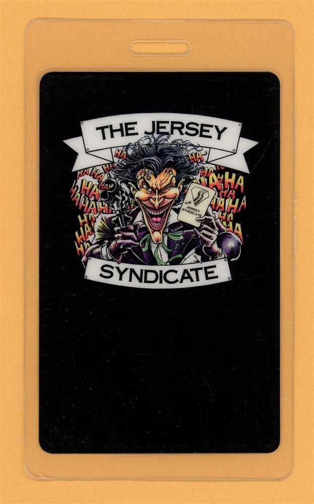 Bon Jovi 1988 Jersey Syndicate Tour Laminated Backstage Pass
