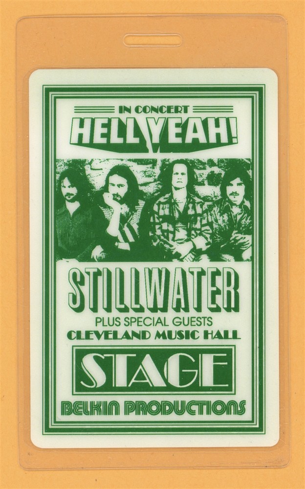 Almost Famous 2000 Hell Yeah! w/ Stillwater Laminated Backstage Pass