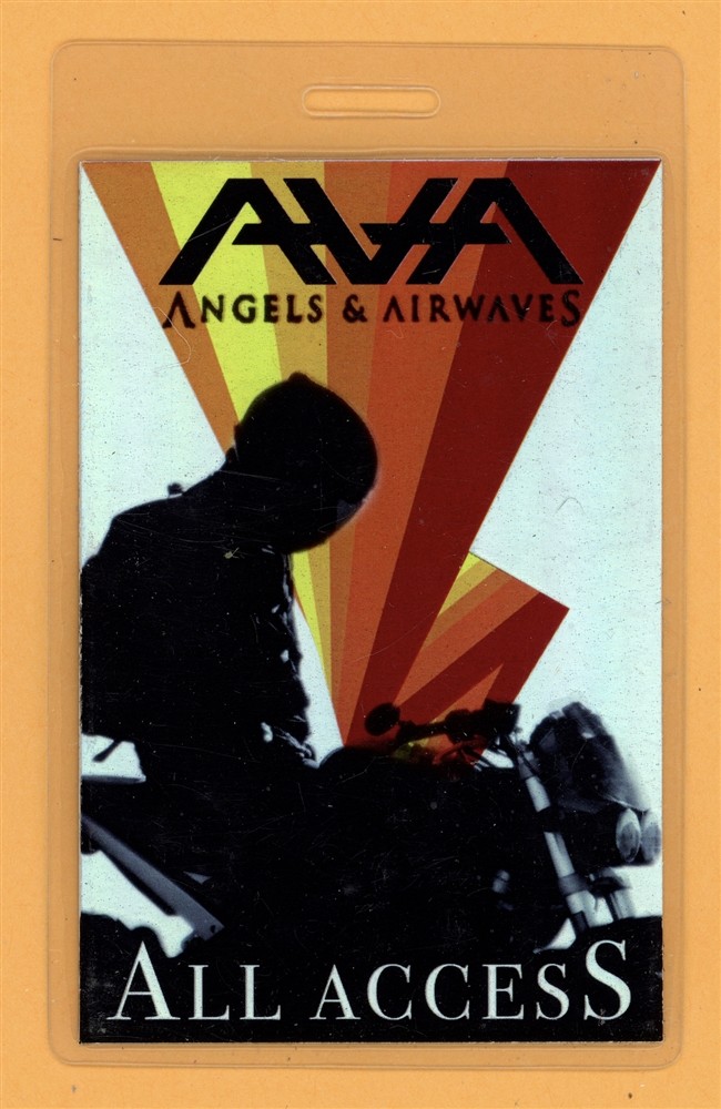 Angels & Airwaves 2007 I-Empire Tour AA Laminated Backstage Pass Blink 182