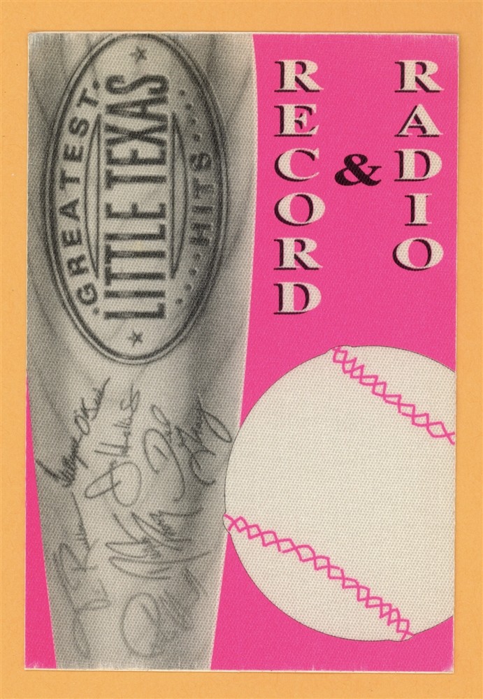 Little Texas 1995 Greatest Hits Concert Tour RADIO Backstage Pass