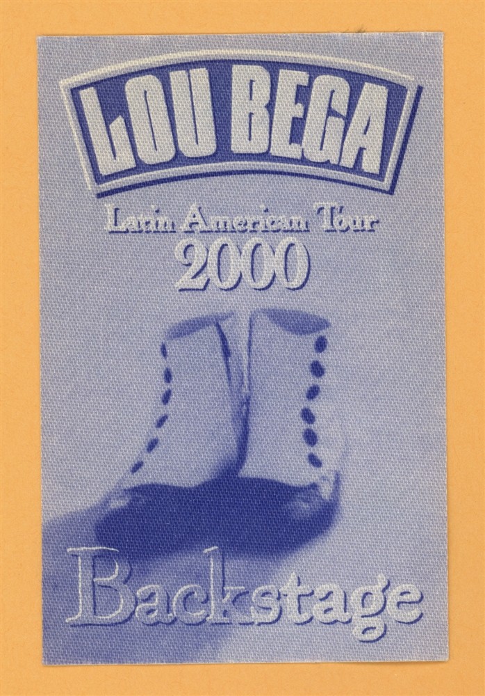 Lou Bega 2000 Latin American Concert Tour Backstage Pass