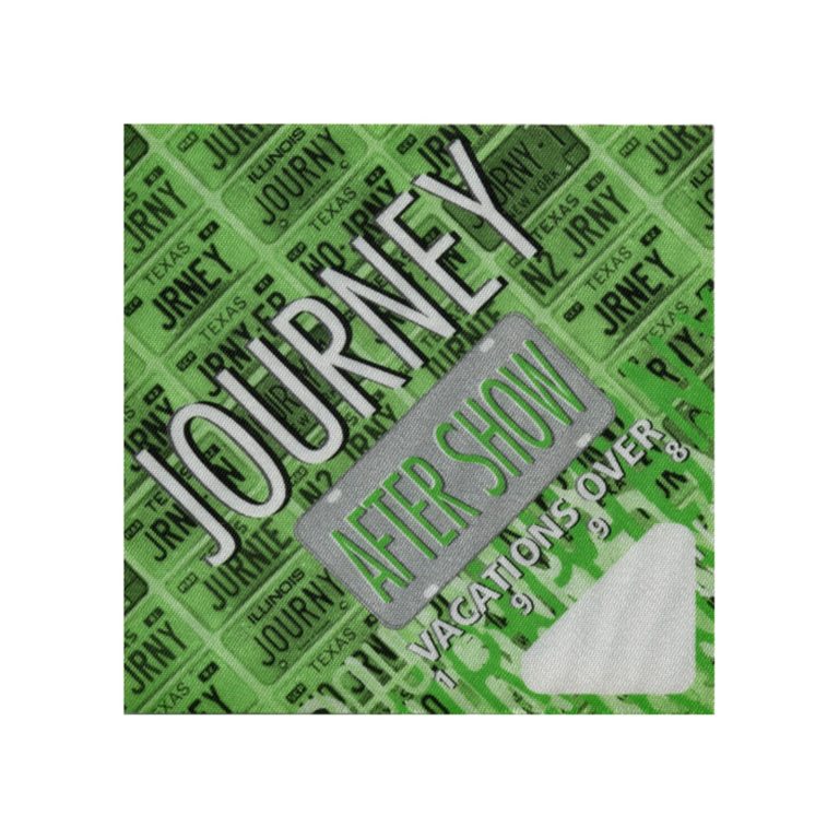Journey 1998 Vacation's Over Concert Tour Aftershow Backstage Pass