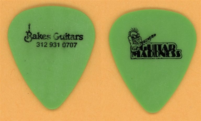Guitar Maddness Bakes Guitars Vintage Tour Guitar Pick