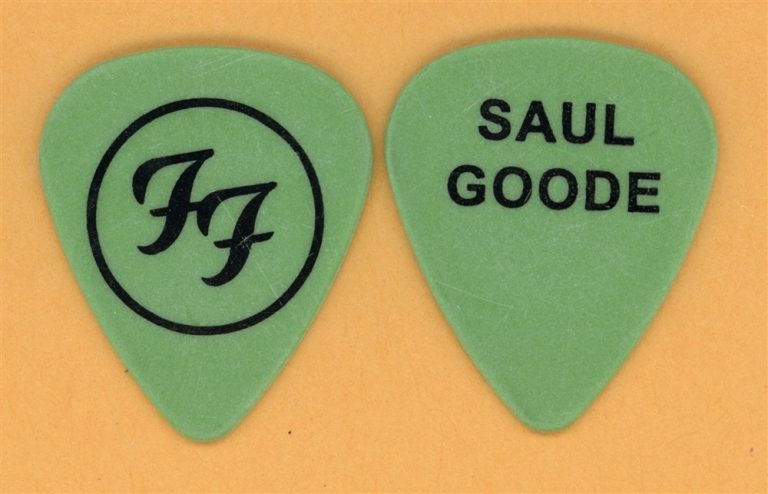 Foo Fighters Nate Mendel Saul Goode Vintage Guitar Pick - 2003 One by One Tour