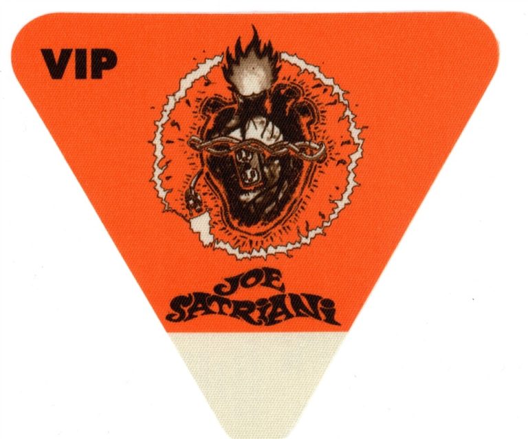 Joe Satriani 1995 Luminous Flesh Giants Concert Tour VIP Backstage Pass