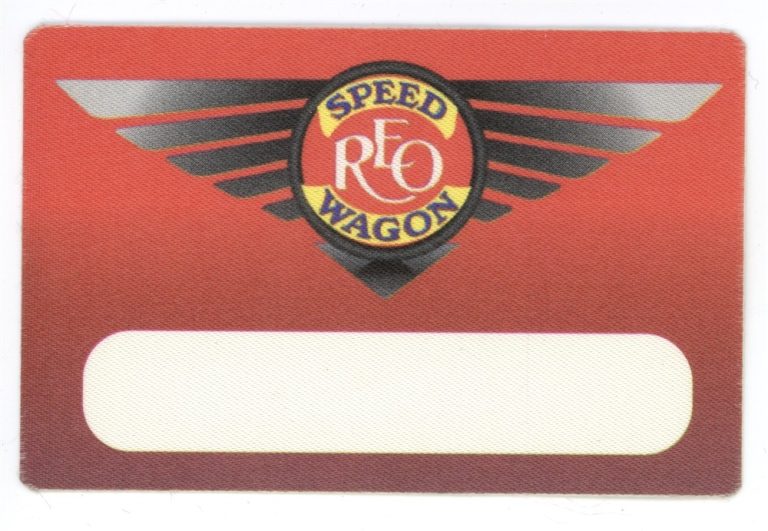 REO Speedwagon Concert Tour Backstage Pass